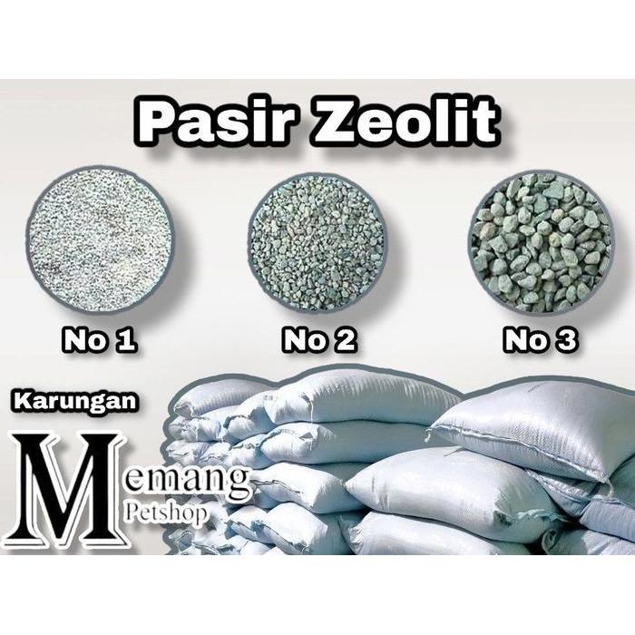 Pasir Natural Zeolite / Zeolit 25 kg - Pasir Hewan Peliharaan - No.1