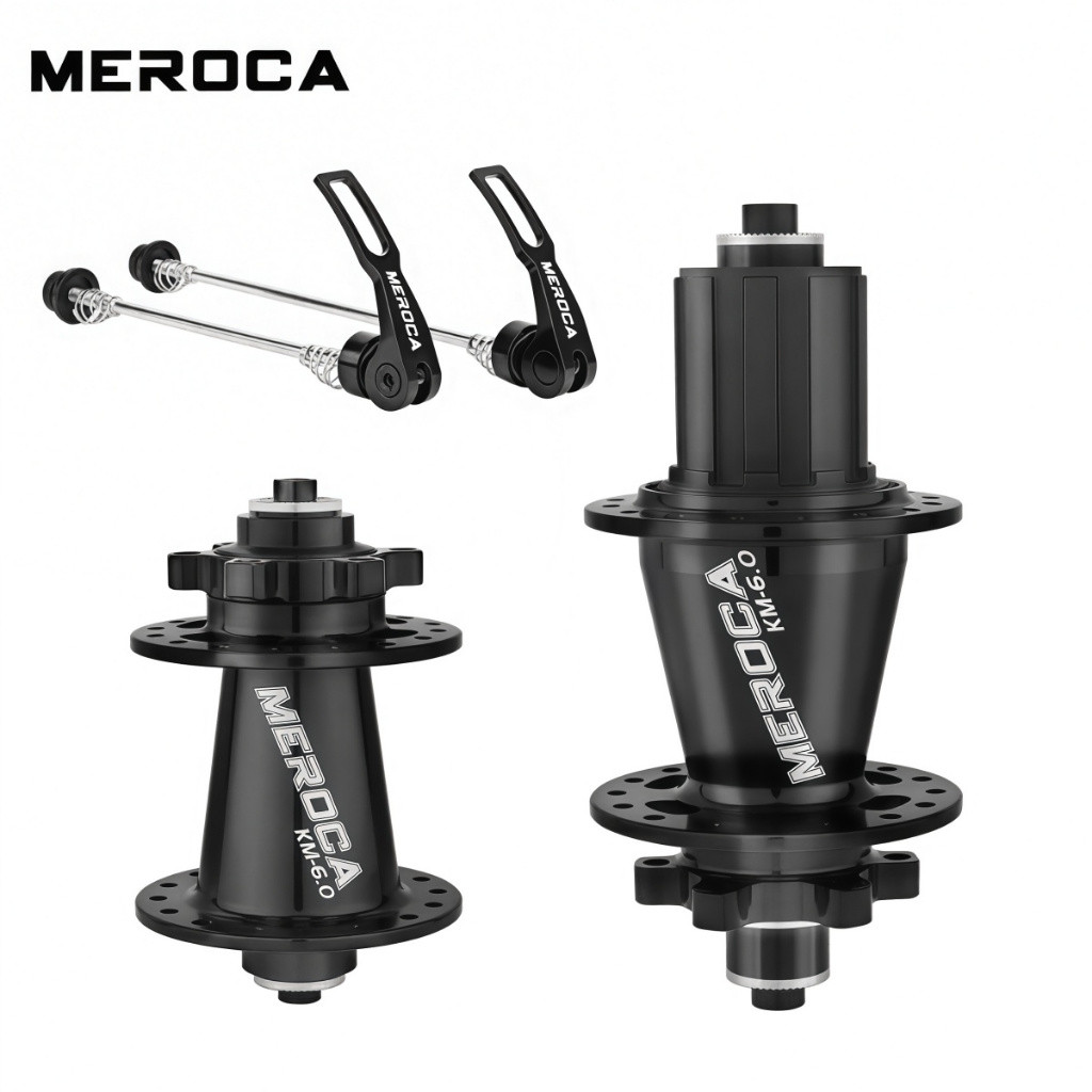 Foto Meroca Hub Freehub Sepasang KM 6.0 Qr 9 x 135 9 x 100  32 hole 6 baut six bolt bearing 6 pawls