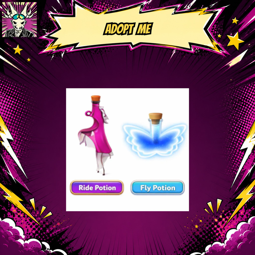 Fly Potion dan Ride Potion Adopt Pet From Me
