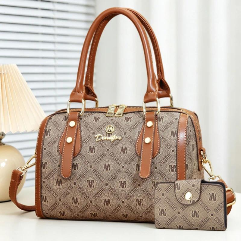 Boston women's bags, light luxury printed bags, shoulder bags, crossbody bags, handbags, high-end la