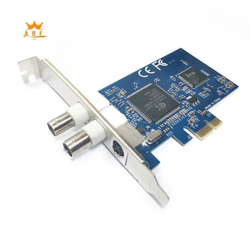 A08E-PCIE To BNC Capture Card CX23880+8892 Chip PCIE Surveillance AV/S Terminal SV2000 Video Capture