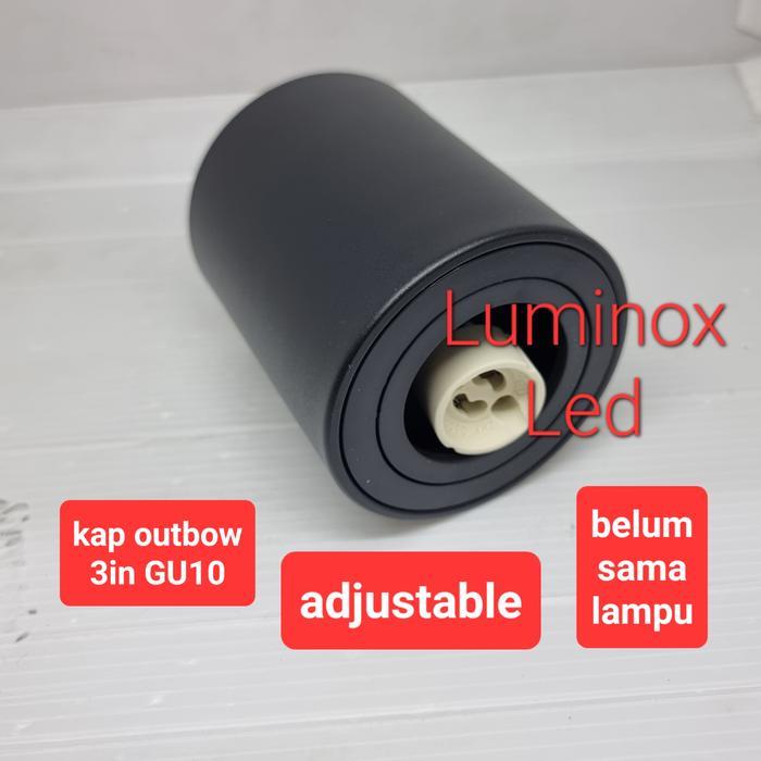 kap halogen outbow GU10 spotlight plafon gu10 kaki stater kosongan