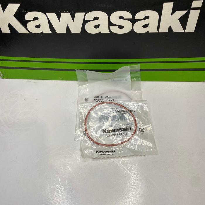 Karet oring head ninja 2 tak ninja r ninja rr original 92055-1368 - Oring merah, Original
