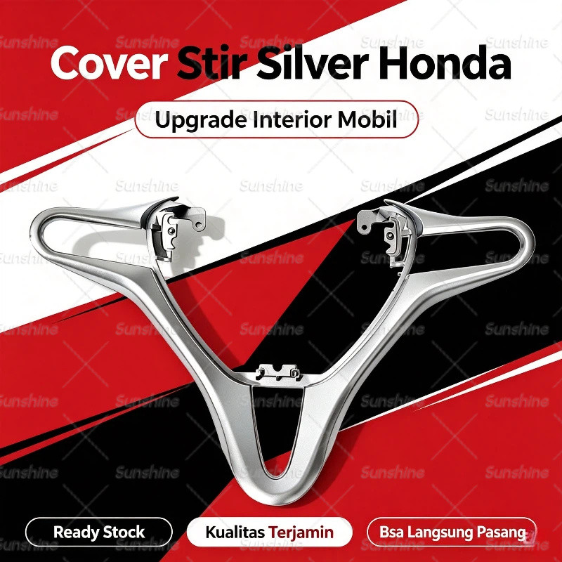 Cover Stir Stirling Carbon Warna Hitam & Silver Plug And Play Untuk Honda Jazz GE8, Civic FD, City G