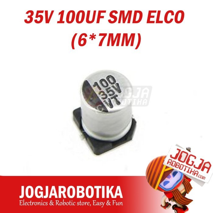 35V 100UF SMD ELCO (6*7MM) ELCO 100UF 35V