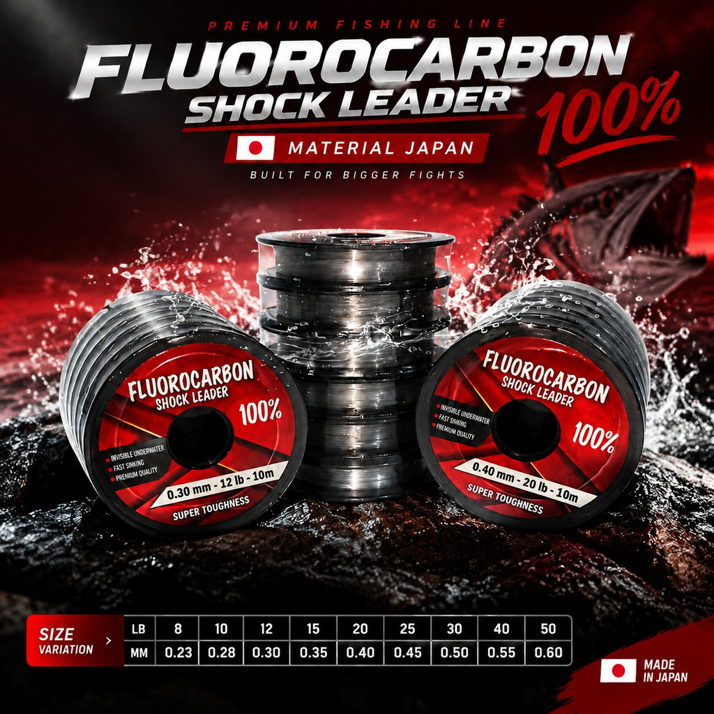 SENAR FLUOROCARBON SHOCK LEADER 100%
