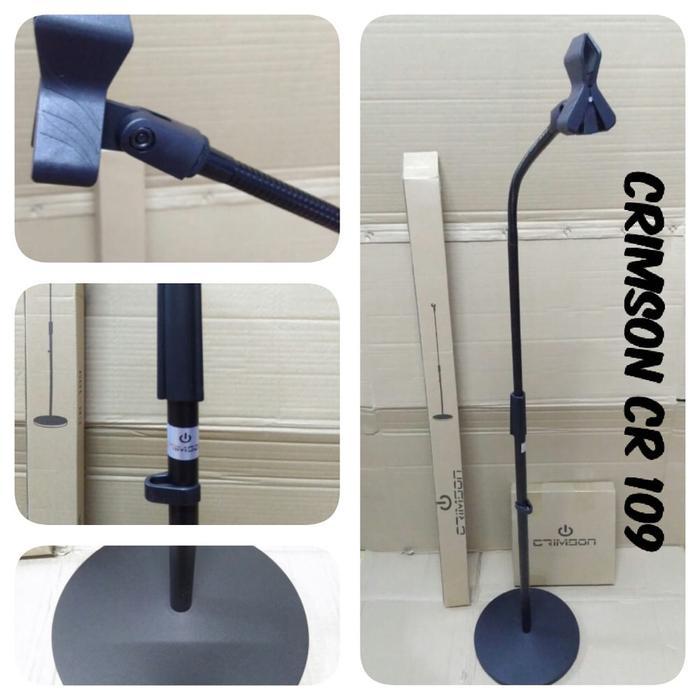 Stand Mic Crimson CR 109 Stand Mic Kaki Bulat Original