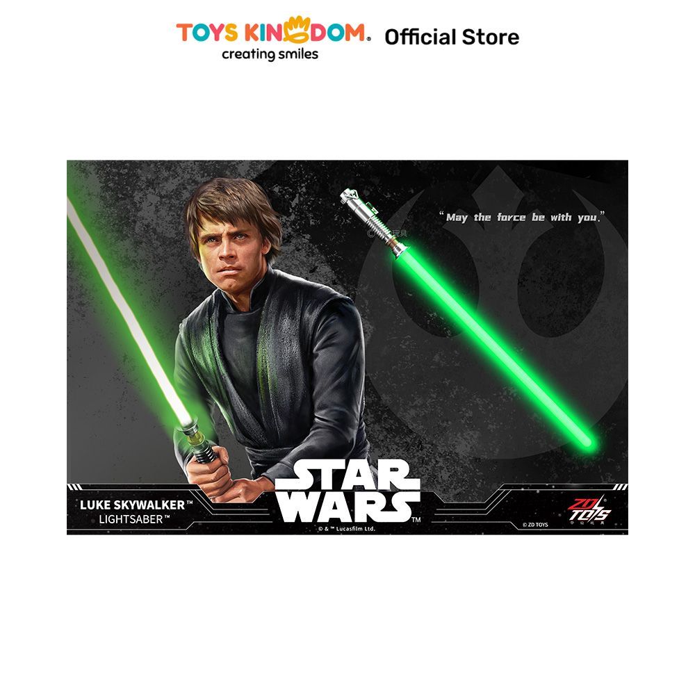 Toys Kingdom Top Gear Zd Star Wars Lightsaber Luke Skywalker - Hijau Mainan Pedang Laser Weapon Toys