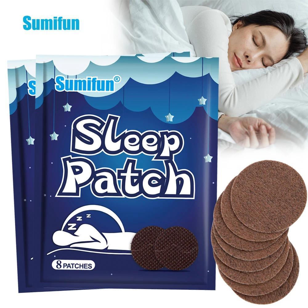 8pcs Sumifun Sleep Patch Insomnia Sticker Hypnotic Artifact Adult Sleep Soothing Decompression Impro