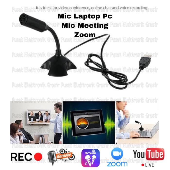 Microphone-Mic Pc Laptop Komputer Usb Mic Podcast Smule Zoom M-306