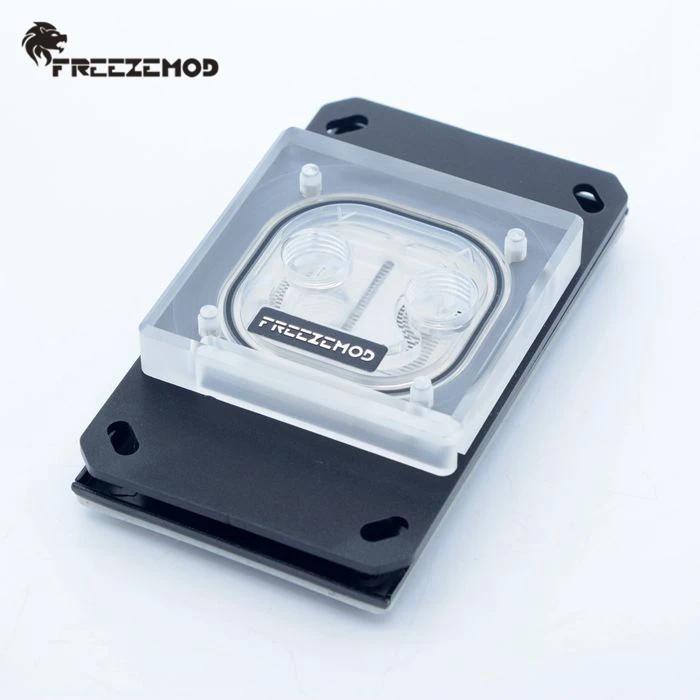 FREEZEMOD Computer Water CPU Cooler CPU Water Cooler Block 05 Channel Jet AMD Support AM4 AURA AMDPM
