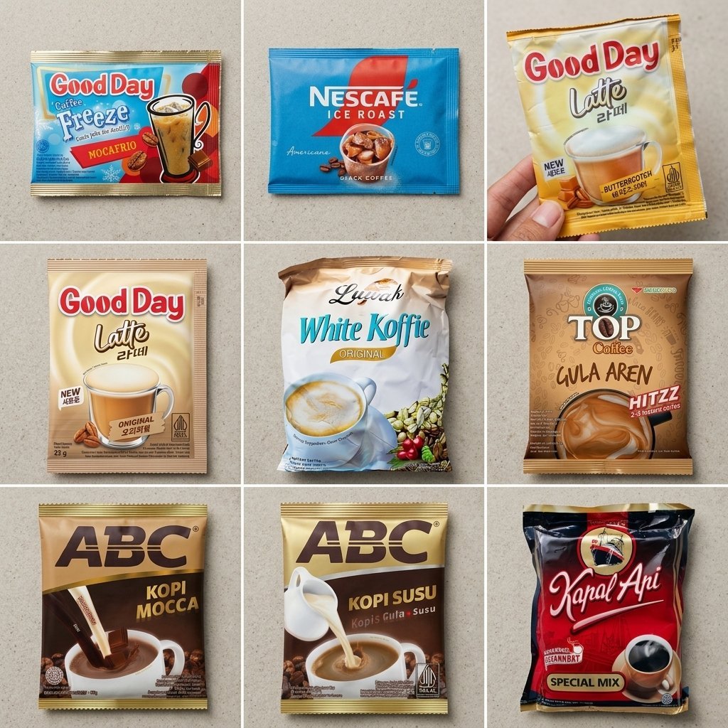 Aneka minuman kopi Harga ecer Kapal Api Special Mix abc susu mocca luwak white koffie original top g