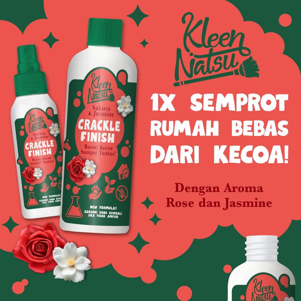 SPRAY ANTI KECOA KLEENNATSU (FREE 100ML) Aromatic Spray Cairan AMPUH Pengusir Coro 250ML 1L Obat Racun Pembasmi Serangga Lipas lipan Kecoak Di Mobil Lemari Kamar Mandi Langsung Mati Anti Roach Killer Not HIT Wiselie Seroxil Racoon