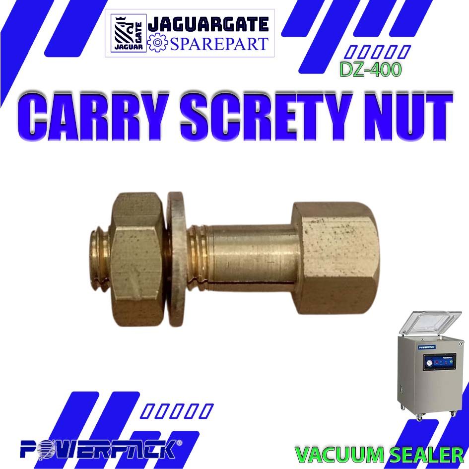 DZ-400 SPAREPART CARRY NUT | CARRY SECRETLY NUT Vacuum Sealer POWERPACK DZ 400 BAUT PENGHUBUNG MESIN
