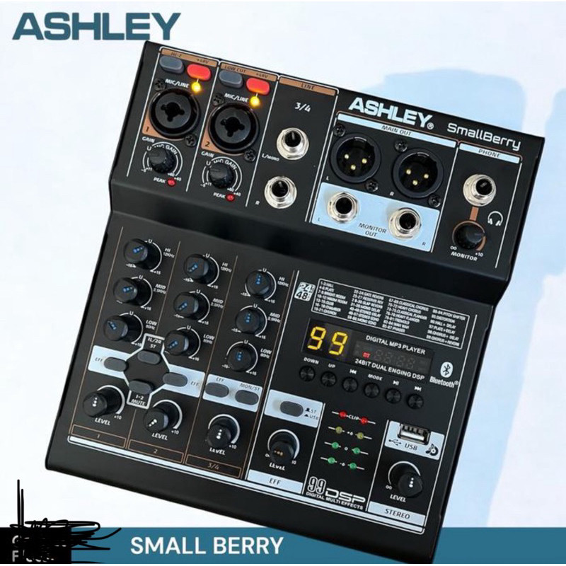 Mixer Ashley 4ch Smallberry Dengan 99 Efek