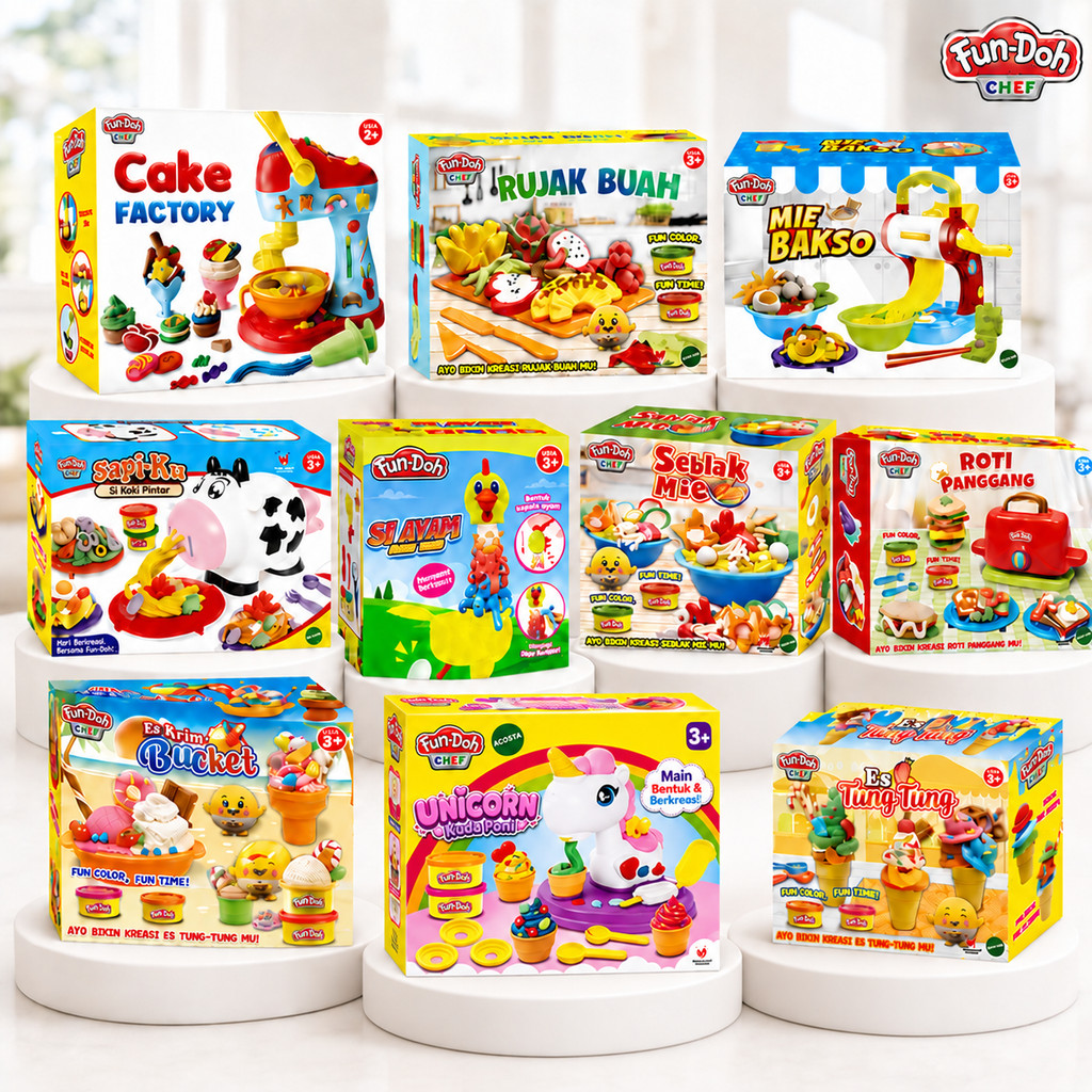 COD Fundoh sapiku fundoh es tung-tung mie bakso party bag es krim bucket unicorn roti panggang cake 