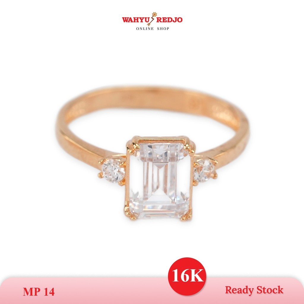 WAHYU REDJO - CINCIN EMAS 16K LG MODEL MATA KOTAK DAILYWEAR & PREMIUM (PMR)