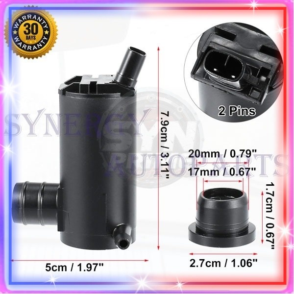 Motor Wiper Washer Pump Hyundai Accent Timor Trajet - 0973