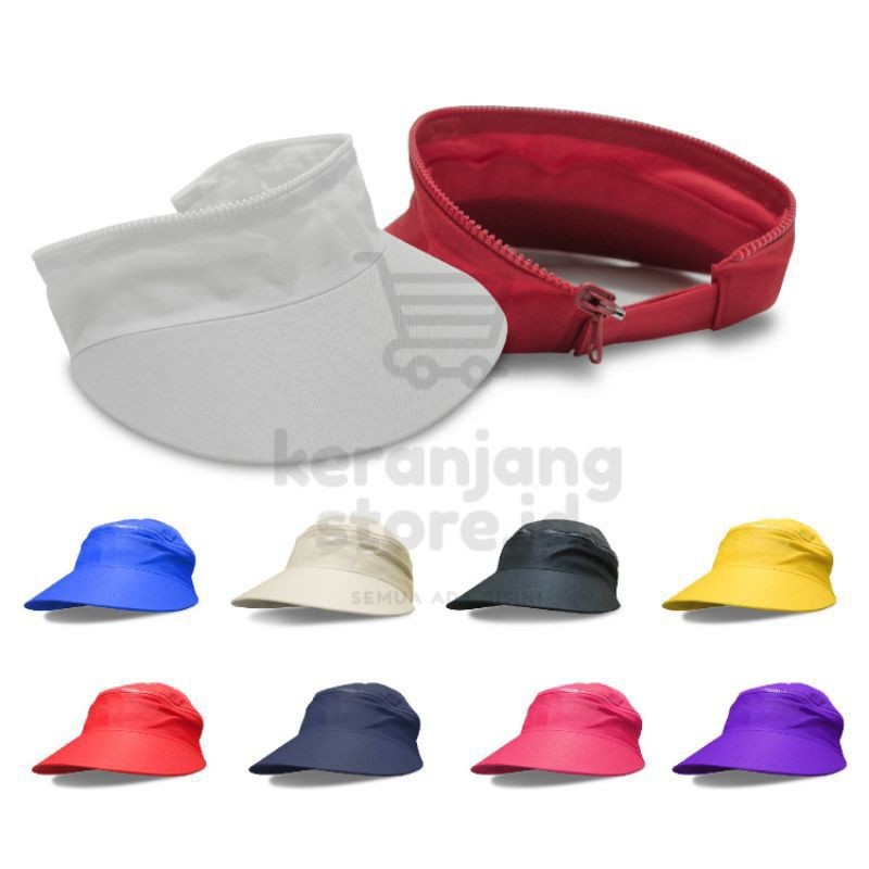 Topi Senam Resleting / Topi Senam Zumba Wanita