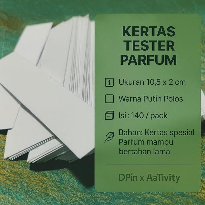 

Kertas Tester Kopi Ukuran 10,5 x 2 cm | Isi 140 Lembar / Packing box - BOX