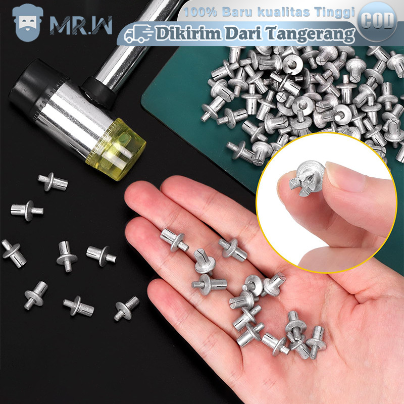 50pcs Paku Rivet Palu Baut Dynabolt Paku Keling Expansion 5mm Paku Angkur Baut Tembok