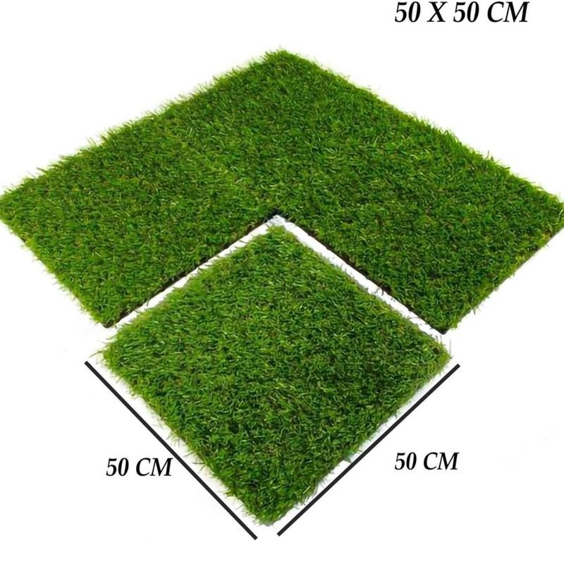 rumput sintetis ukuran 50cm x 50cm /rumput sintetis /rumput sintetis murah /rumput sintetis aquarium