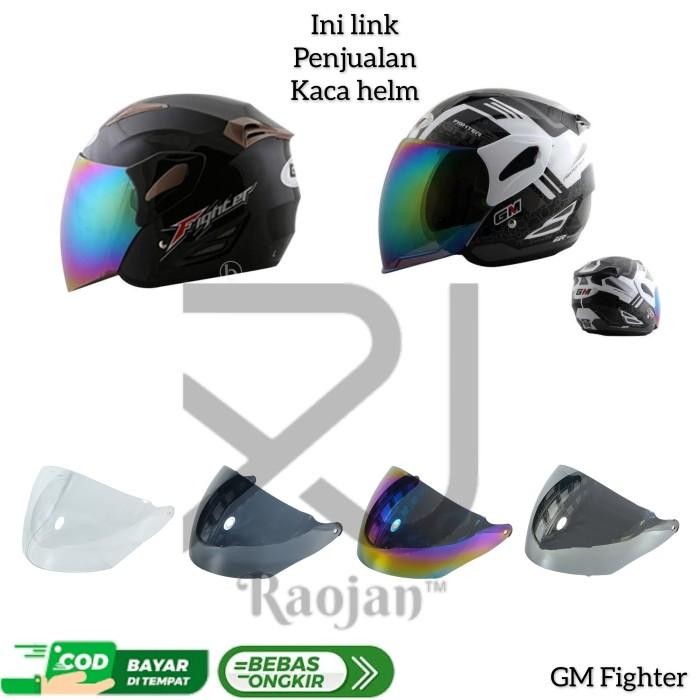 Kaca helm GM Fighter Visor helm GM Fighter