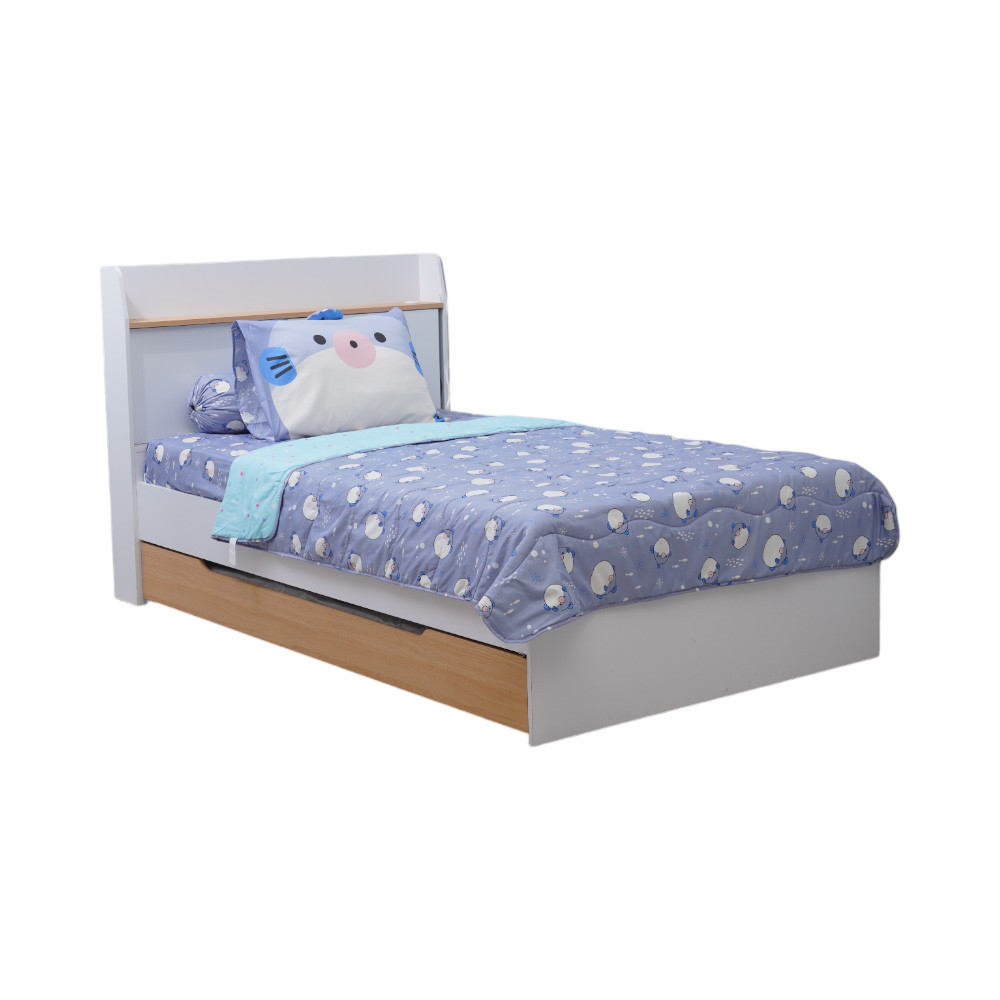 Informa 120X200 cm Set 4 Pcs Seprai Double Anak Microfiber Puffish Sprei Seprai Aesthetic Seprei She