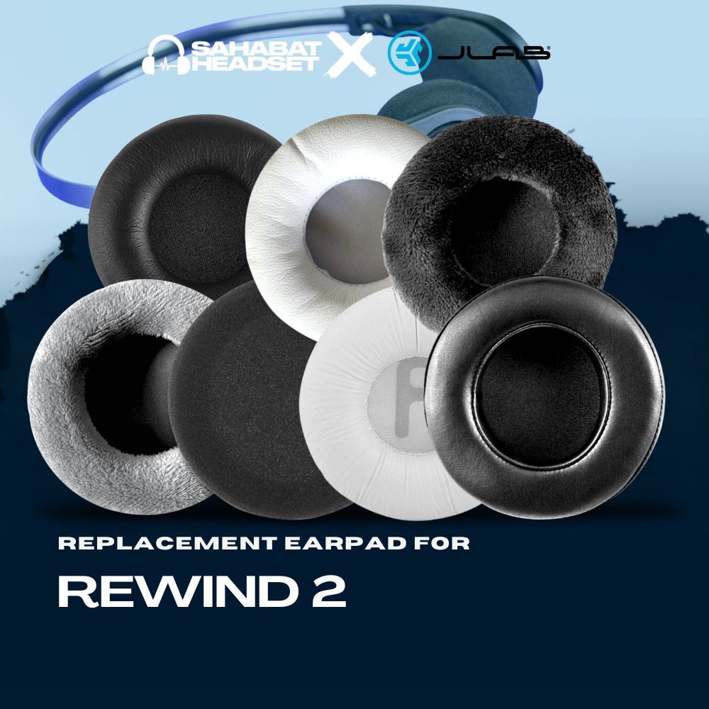 Ear Cushion Earcup Jlab Rewind 2 Rewind-2 Rewind2 Busa Foam Premium Edition Pad