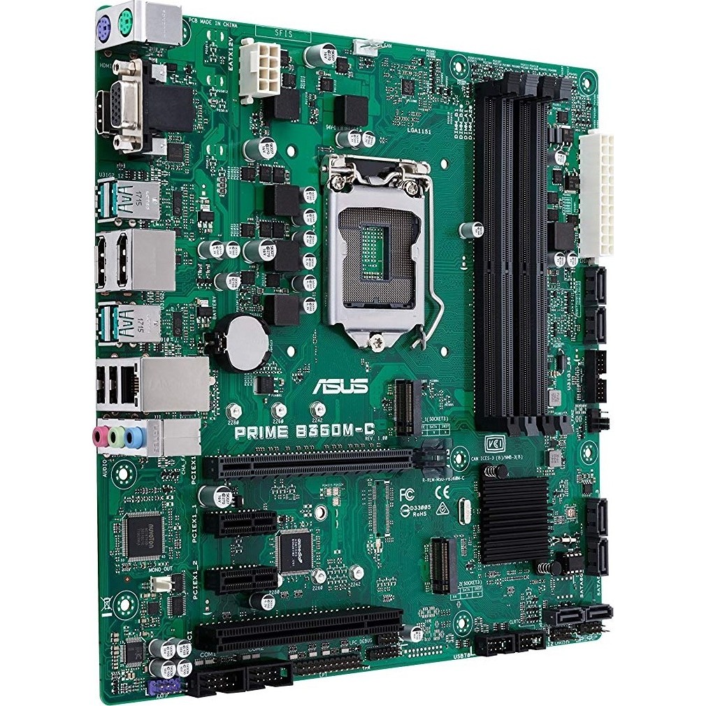 PRIME B360M-C Motherboard B360 LGA 1151 Supports i9-9900K i7-9700K i5-9400F i3-9100F CPU 4xDDR4 HDMI