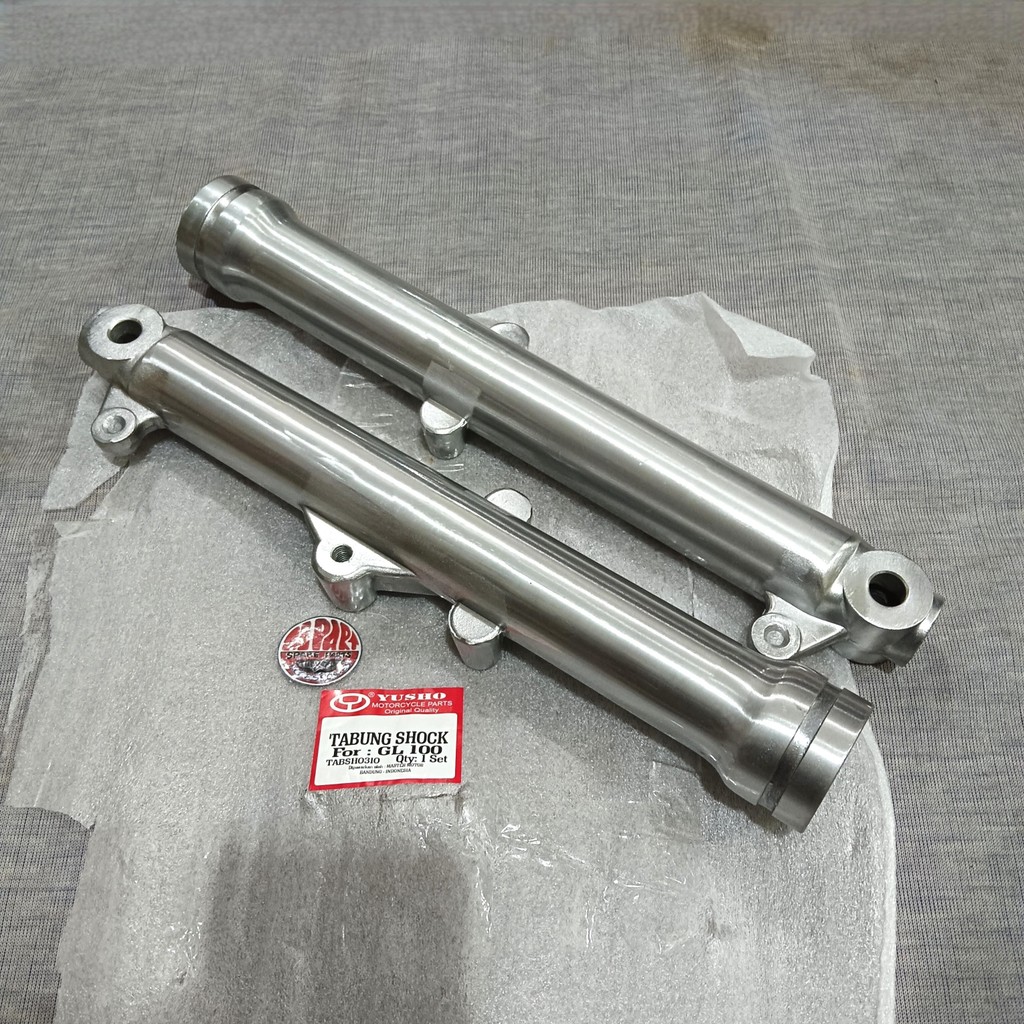 Tabung As shock GL100 GL125 GL 100 Botom Skok Shockbreaker depan Set Limited Item Barang Langka Spar