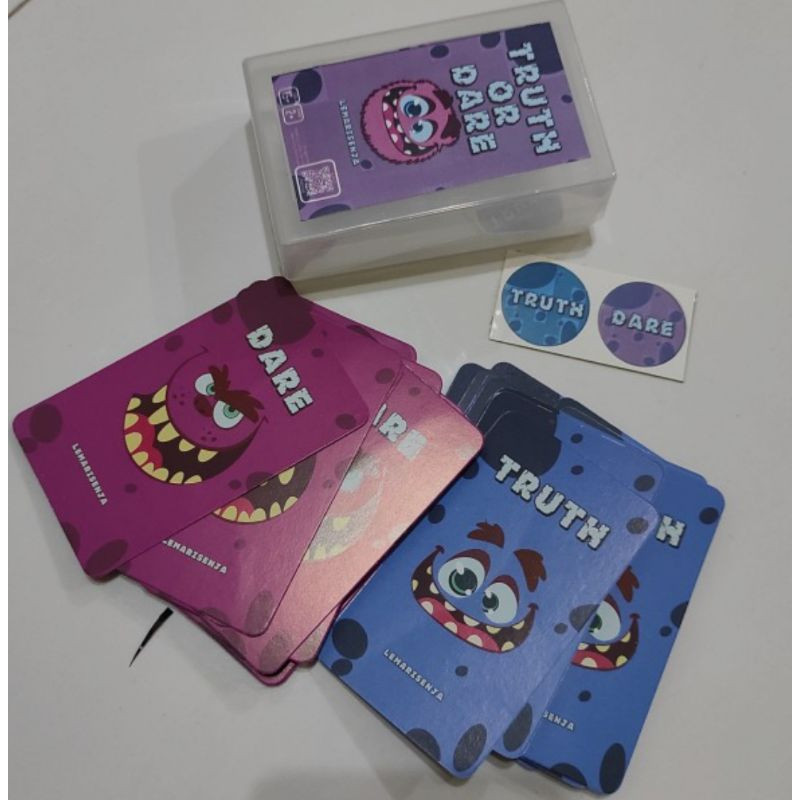 READY ️ KARTU TRUTH OR DARE / KARTU PERMAINAN TRUTH OR DARE EDISI 3 / TRUTH OR DARE edisi MONSTER VE