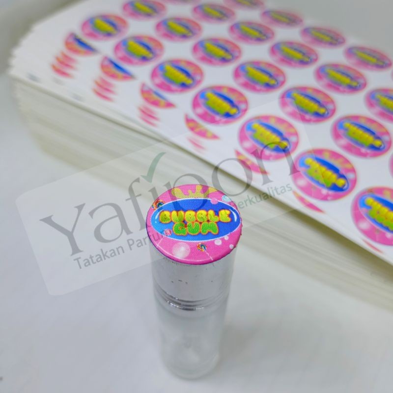 stiker Parfum Roll on Aneka Varian Aroma Siap Tempel Harga Perlembar