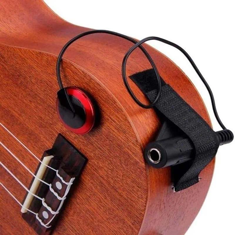Mikrofon Pickup Piezo Kontak untuk Gitar, Biola, Banjo, Mandolin, Ukulele - Pickup Gitar Profesional