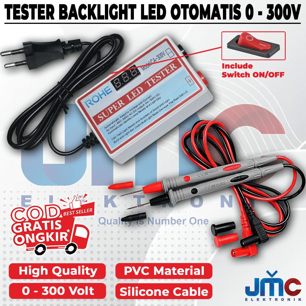 SIXSHOP LED Tester LED Lampu TV backlight Otomatis 0-300V