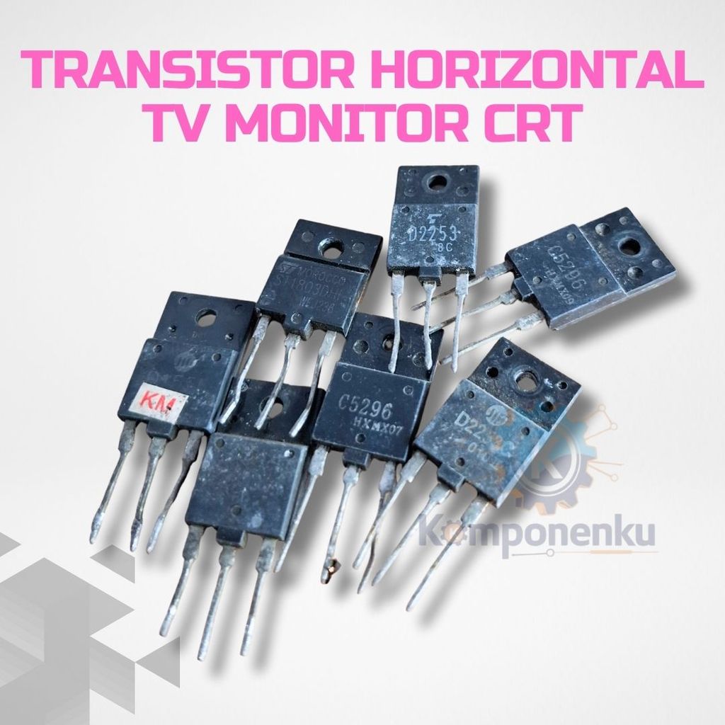 Transistor Horizontal TV Monitor CRT – Barang Cabutan Original