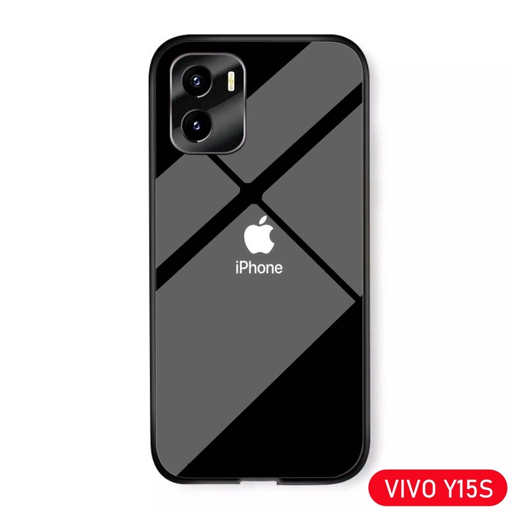 [H01] Softcase Kaca VIVO Y15s- Casing Hp VIVO Y15s  - Case Hp VIVO Y15s - Softcase Vivo Y15s
