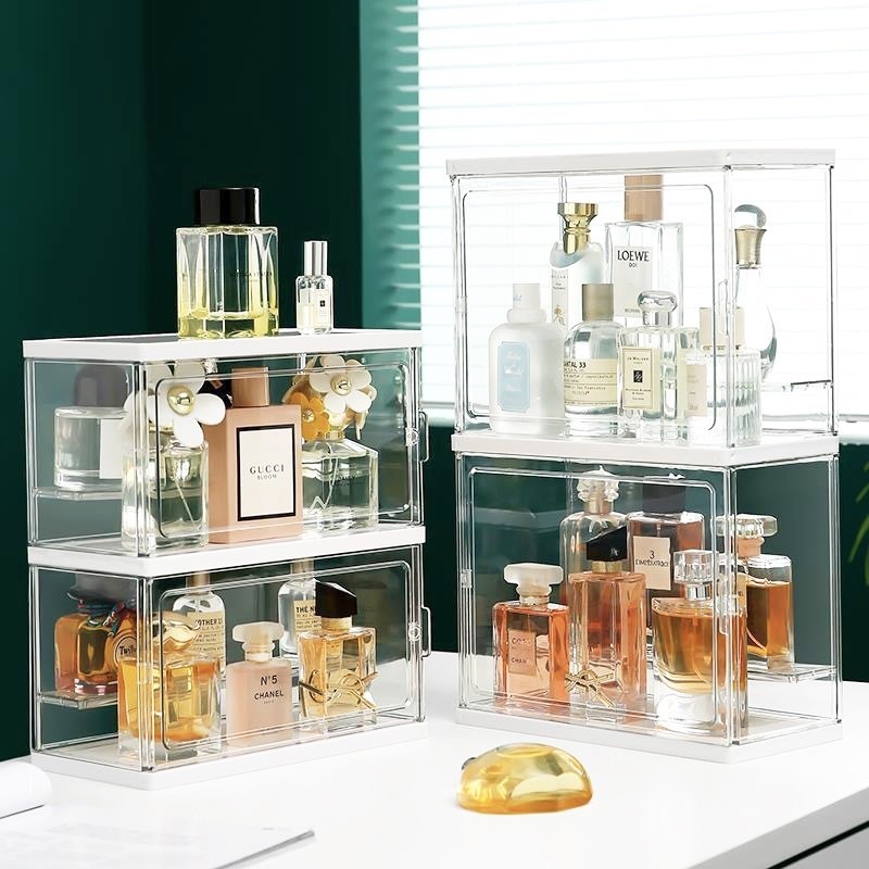 Greenland Rak Parfum Acrylic Storage Organizer Rak Kosmetik Penyimpanan Skincare Make up Kotak akril