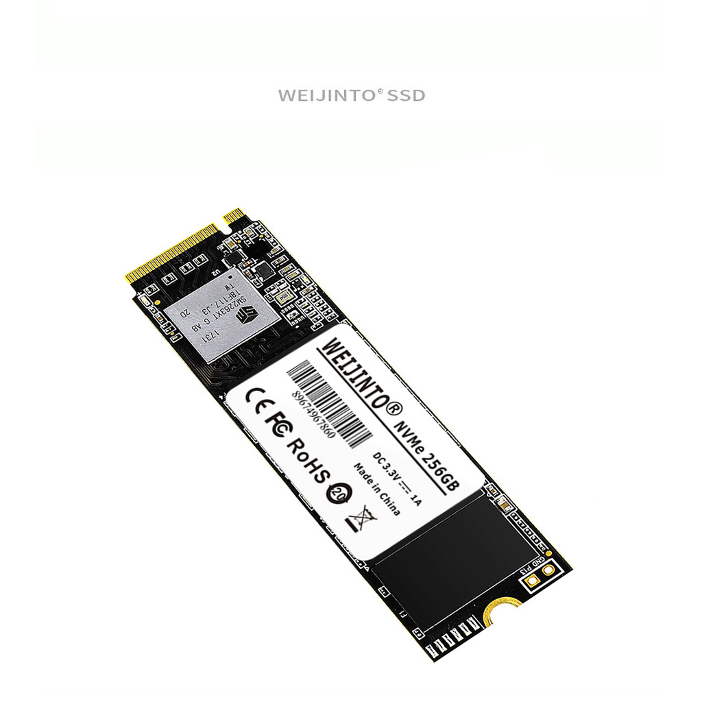 SSD M2 NVMe 256GB 128GB 512GB 1TB WEIJINTO M.2 PCIe Internal Solid State Drive for Laptop Desktop