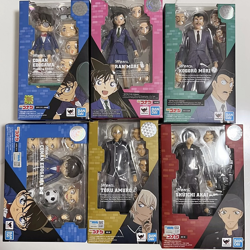 Bandai Original S.h.figuarts Shf Conan Edogawa Tracking Part Detective Conan In Stock Anime Action C