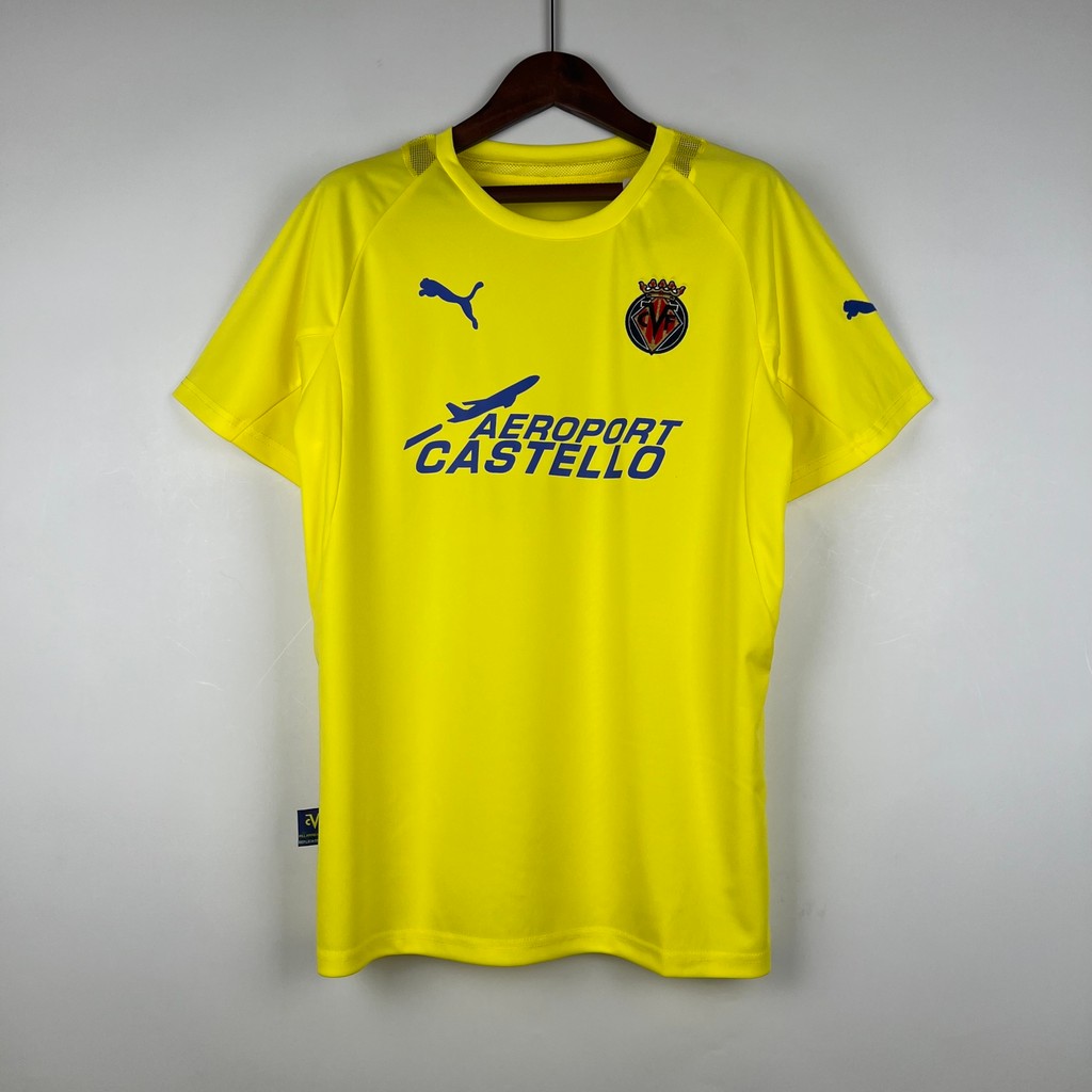 Jersey Retro Villarreal 05/06 Home A44 T shirt pria