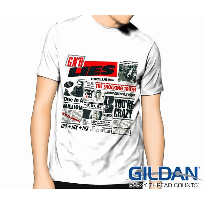 (COD) Kaos GUNS N ROSES "Lies" GILDAN Tshirt