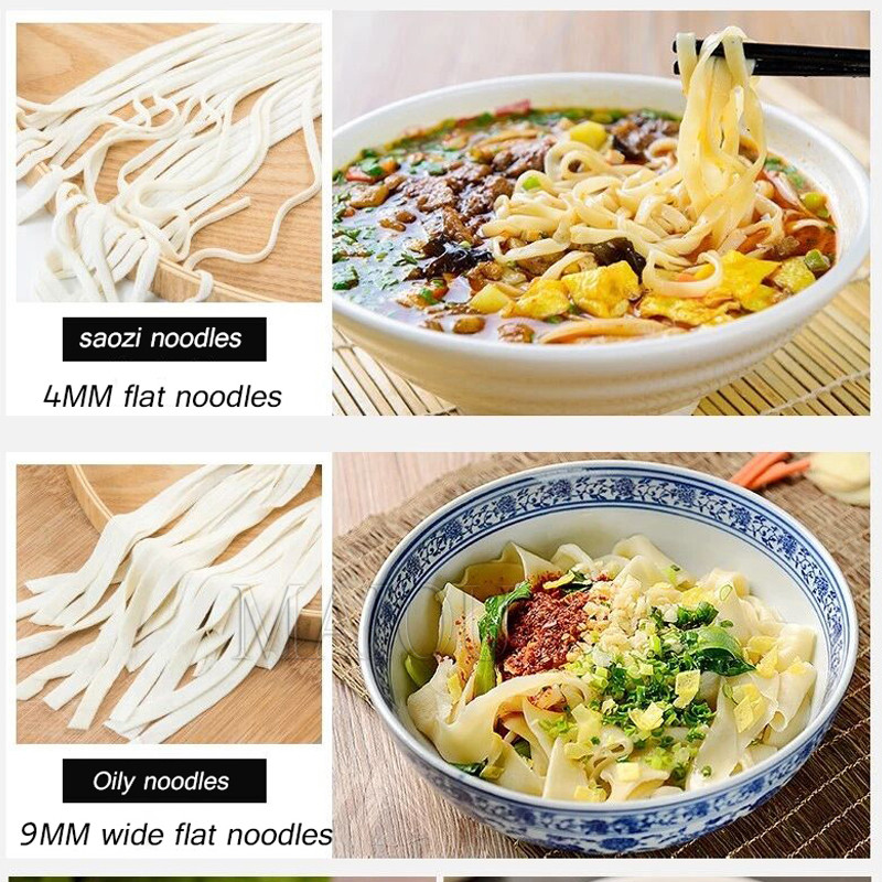 Electric Automatic Noodle Machine Two- Noodle Press Pasta Machine
