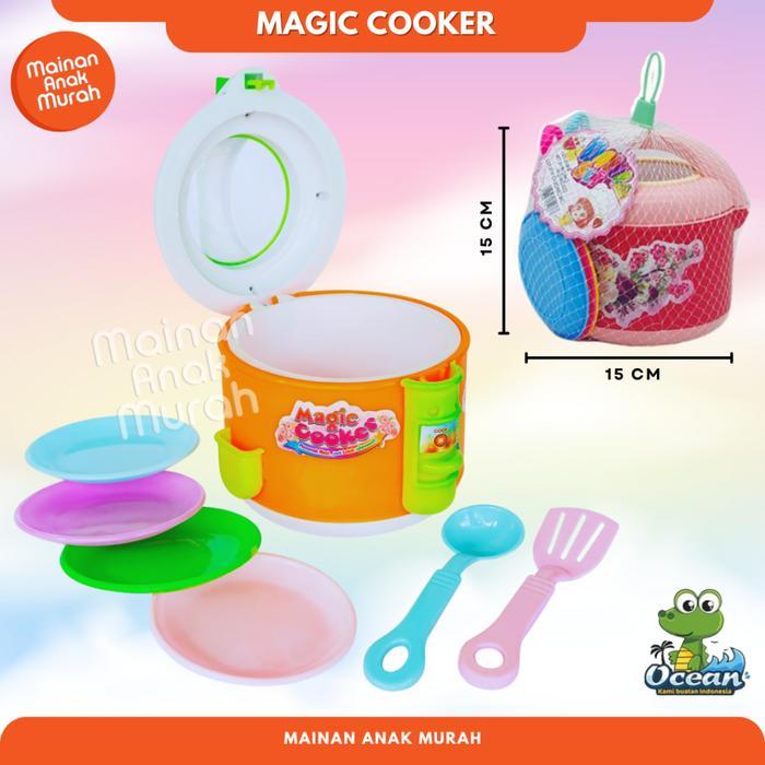 Mainan Rice Cooker Magicom Micako Magic Cooker Penanak Nasi Ocean Toys OCT 2200 / Peralatan Dapur Ma