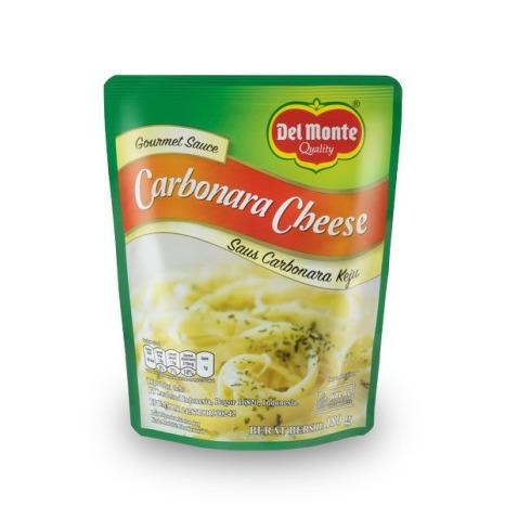 Delmonte sauce saus carbonara  cheese mushroom saos pasta karbonara keju jamur creamy spageti spaghe
