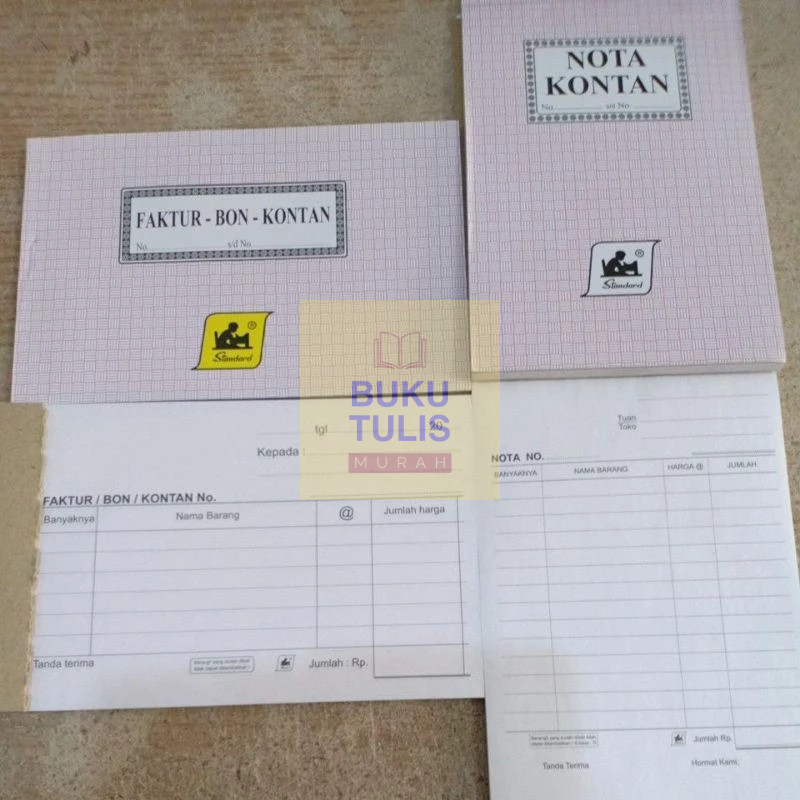 [Eceran] BON FAKTUR KECIL Standard 3 Rangkap Ply Nota Kontan