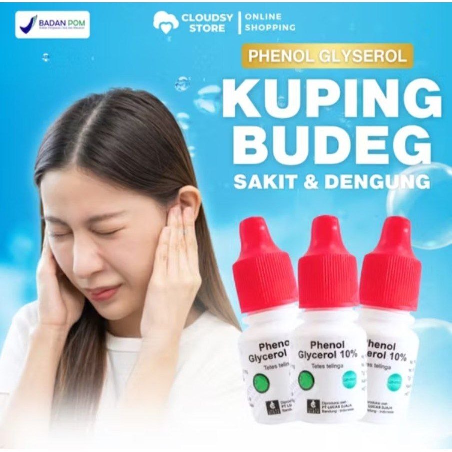 Obat tetes telinga tinnitus tetes telinga berdengung BEST QUALITY | IFN