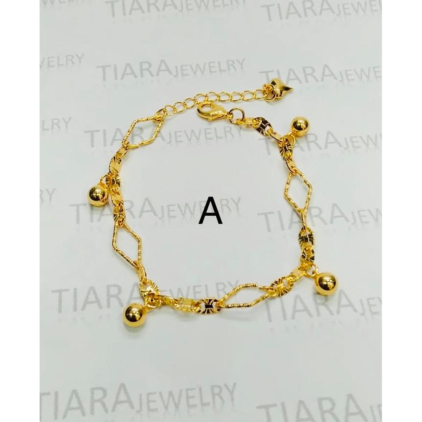 Gelang tangan wanita // gelang lapis emas// gelang wanita//lapis emas