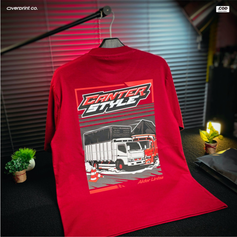 KAOS TRUK MITSUBISHI CANTER | KAOS CANTER STYLE AKTOR LINTAS ORANGE,