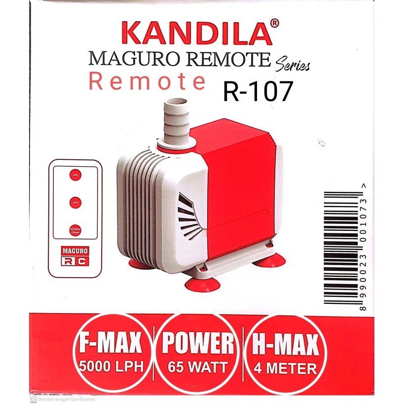 Mesin Pompa Kolam KANDILA REMOTE, seri MAGURO R 107 dan 108 - KD seri 107